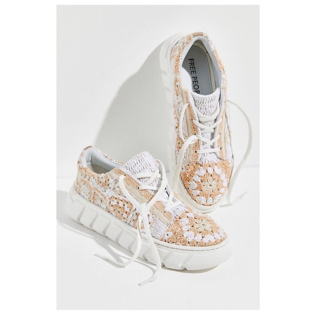 Free People Womens Catch Me If You Can Sneaker Multicolor Size 38 US 8 - Picture 3 of 13